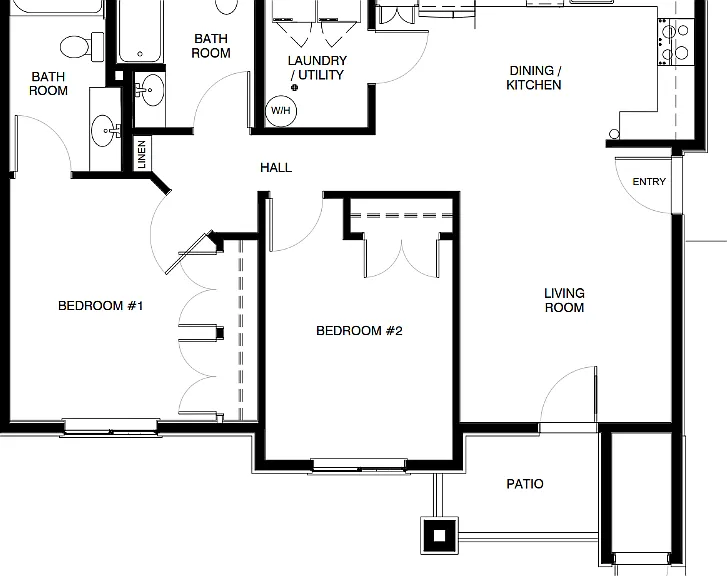 2 Bedroom (2B) Type B 2 Bedroom (2B) Type B