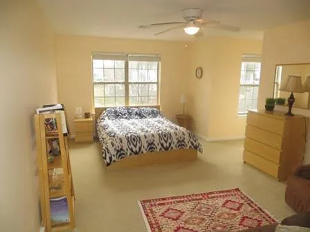 Large Bedroom with attached Bath & walk-in Closet