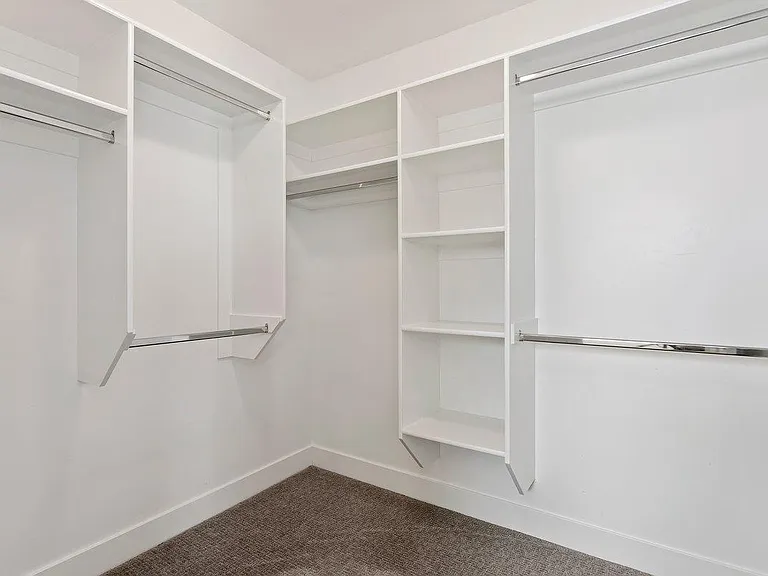 Master walk-in closet