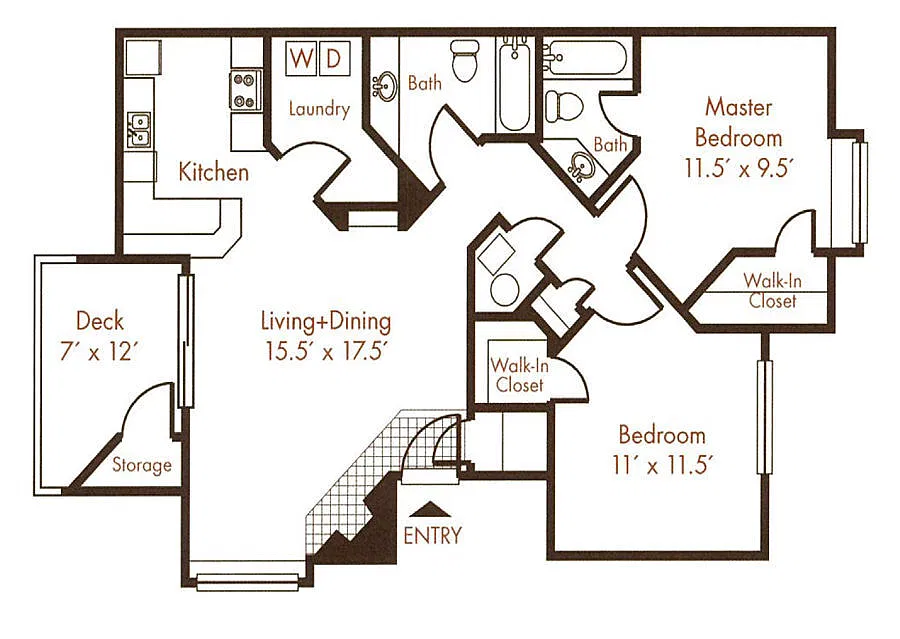 Floor plan Ponderosa
