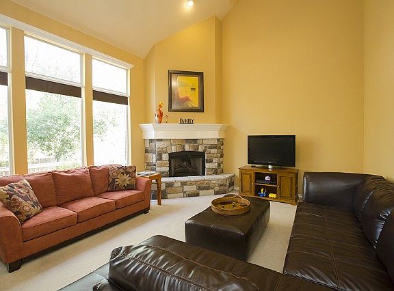 2-story vault in Den with adjoining