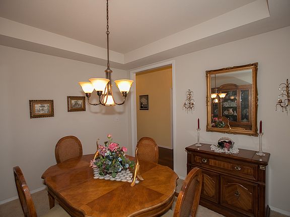 Formal dining just off entry hall
