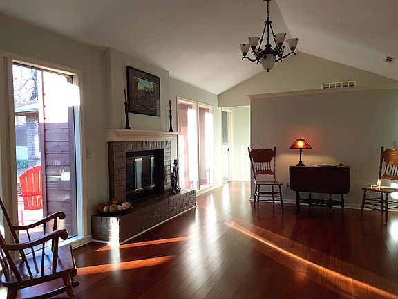 Sunny hearth room