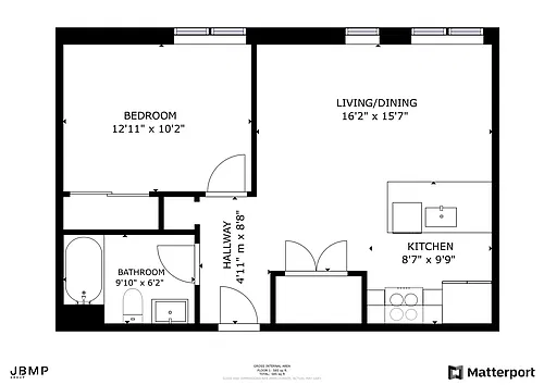 Floor plan 1 Beds