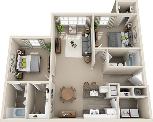 Floor plan B1