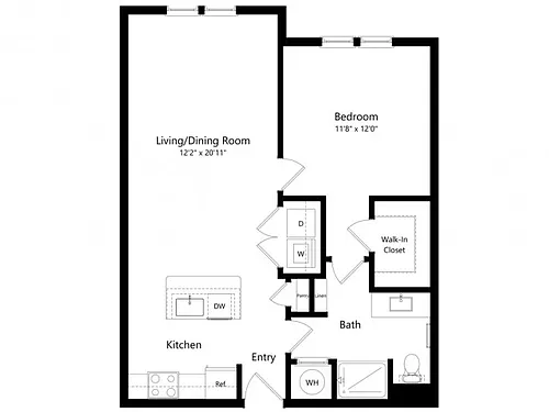 Floor plan A1-S-E