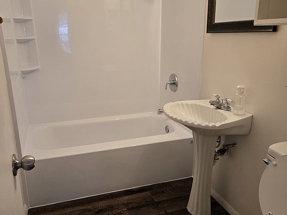 New tub, plumbing and side walls.