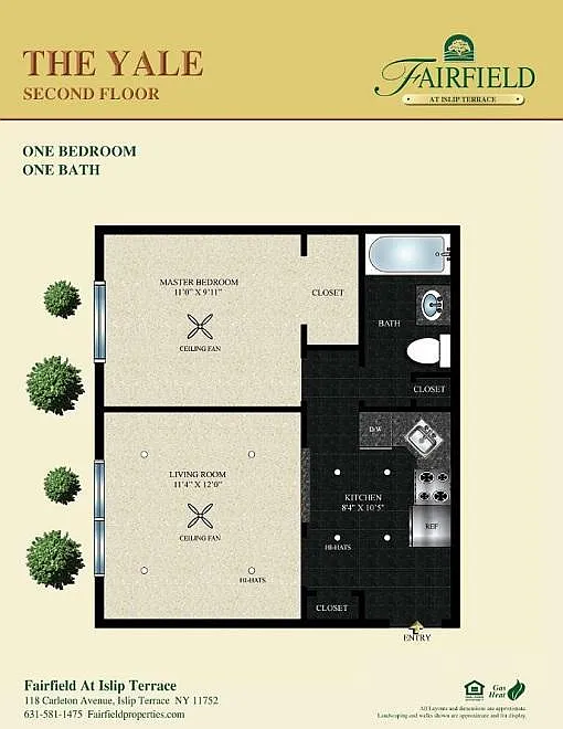 Floor plan The Yale
