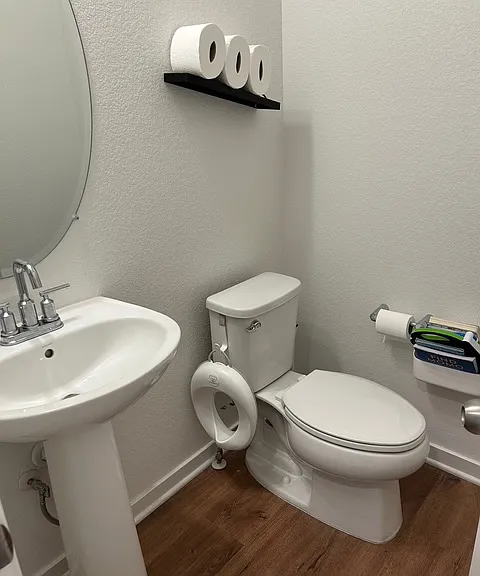 Half bath on main level