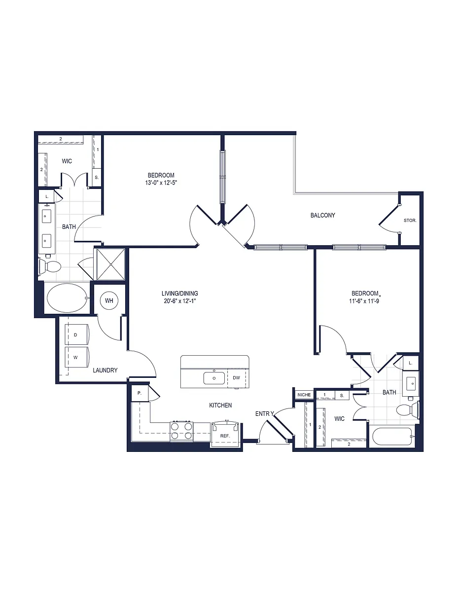 Floor plan B3