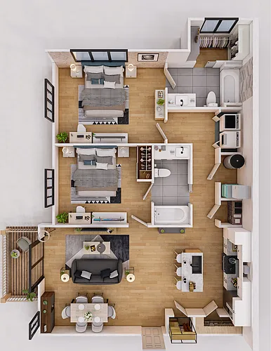 Floor plan The Magnolia