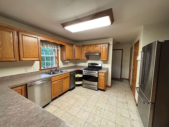Tiled kitchen