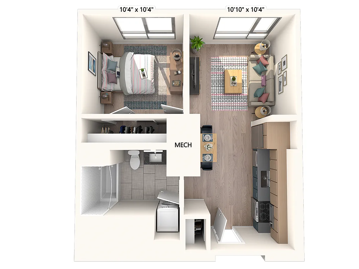 Floor plan W-B7