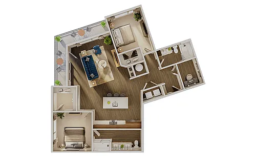 Floor plan B8D