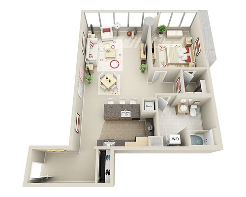 Floor plan Midrise A1N