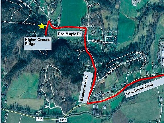 Map to 1 higher ground