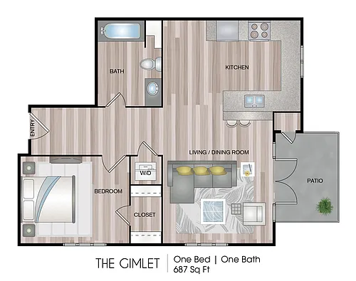 Floor plan The Gimlet (Grand)