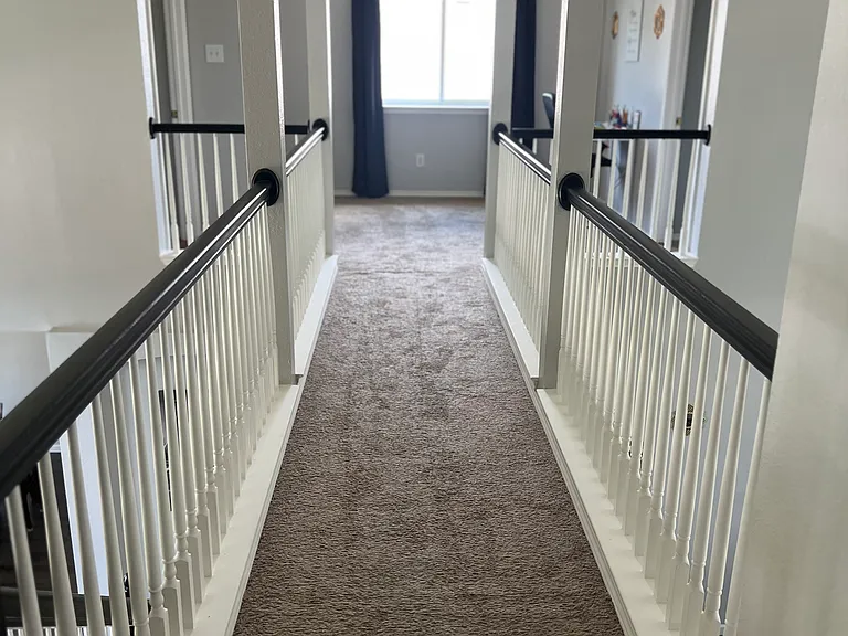 Walkway leading to bedrooms 2 and 3