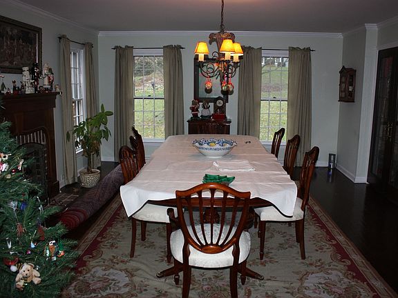 Formal Dining Room w/real fireplace