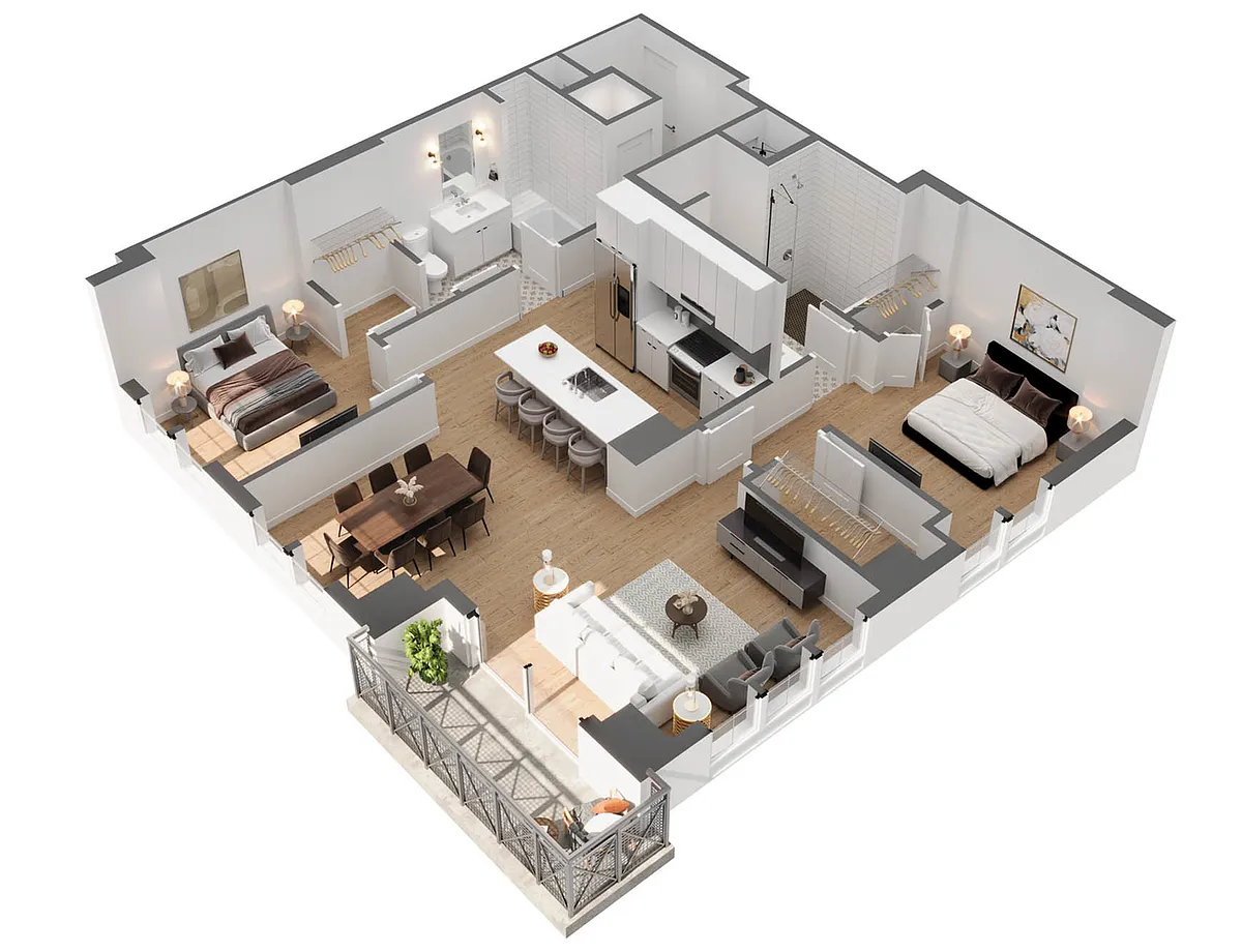 Floor plan B3