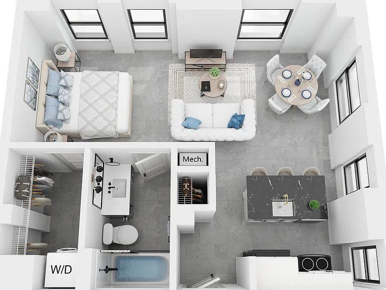 Armstrong - Studio, 1 Bathroom, 606 sq. ft.
