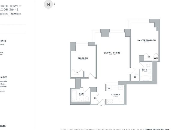 2nd image of 1 Columbus Pl APT S41a