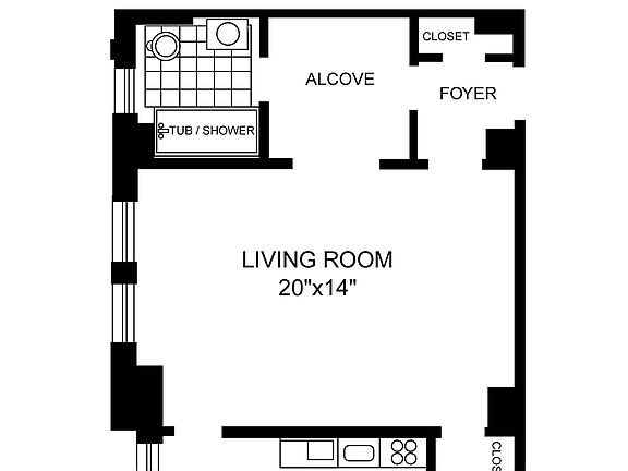 2nd image of 460 W 24th St APT 5C