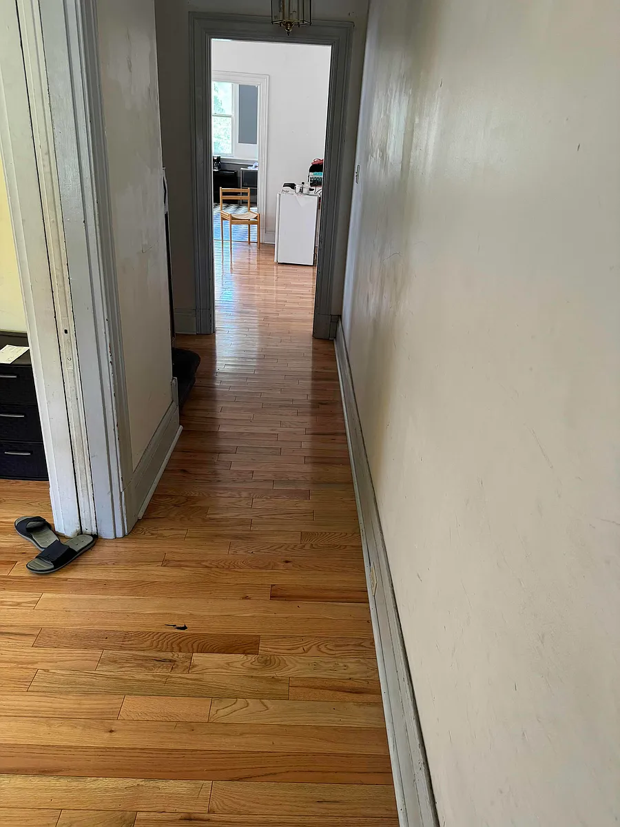 Entry hall. DR to left. LR and Kitchen straight ahead. - 6318 Burchfield Ave