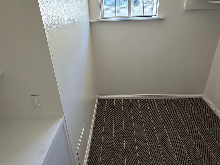 Primary room walk in closet