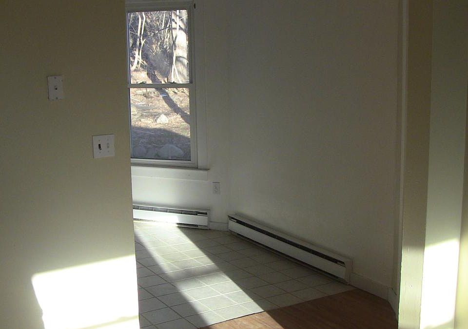 view of bedroom from living room.