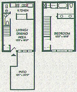 Floor plan Oak Townhome