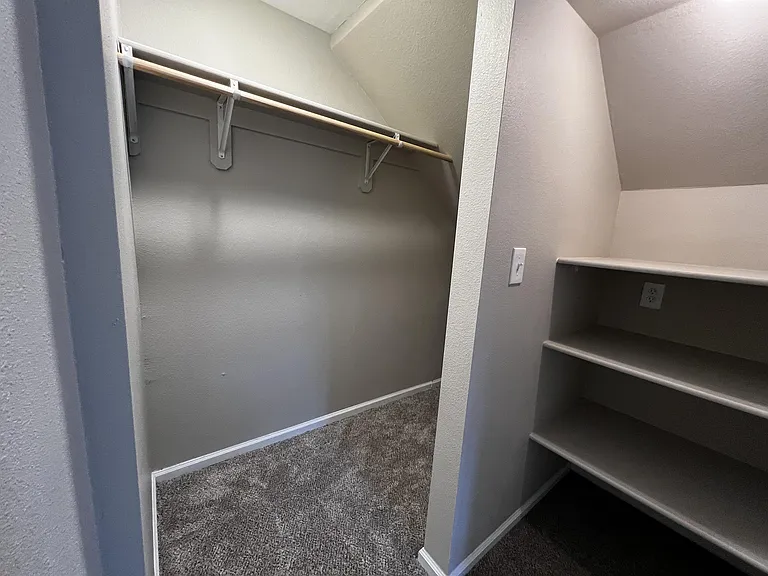 First bedroom closet