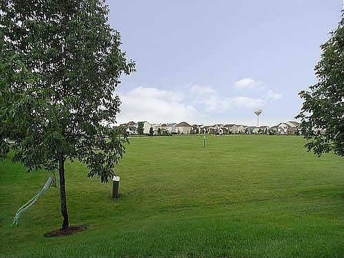 Backyard opens to field