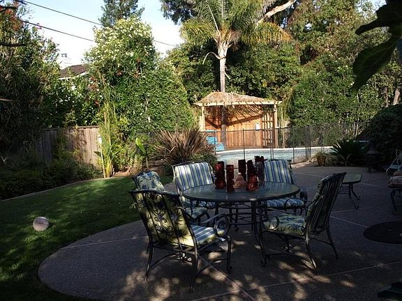 Back Yard - pool with fence