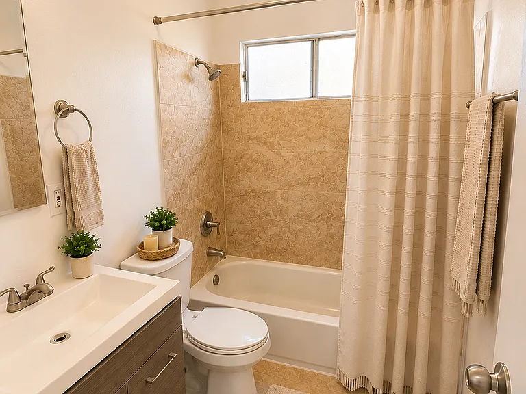 Bathroom (vertually staged)