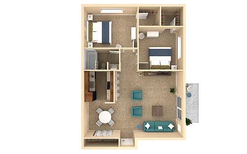Floor plan The Sandbar