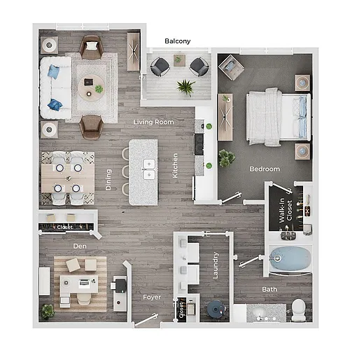 Floor plan A9- Honeysuckle (Den)