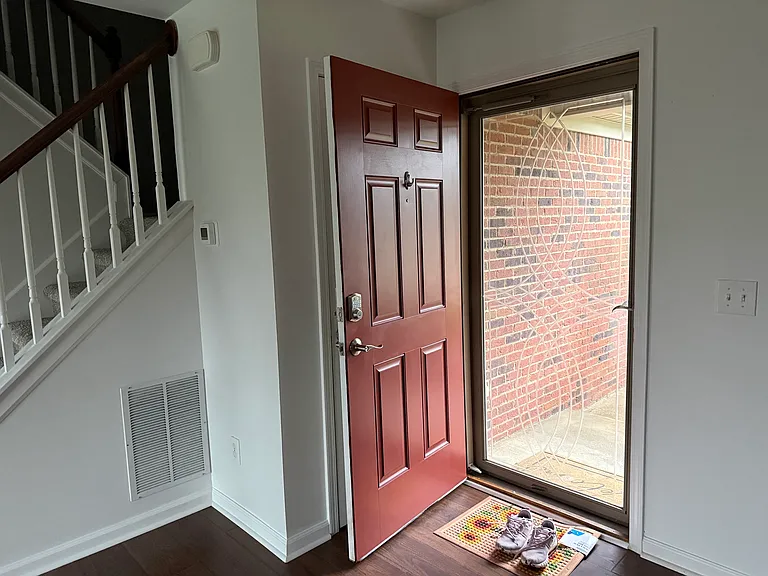 Front entry.