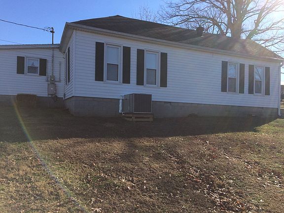 Left side of house