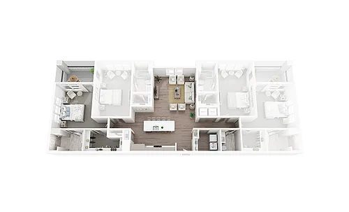 Floor plan R1A - Co-living