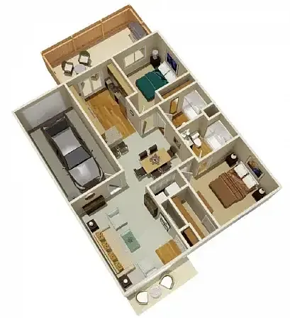 Floor plan The Cottage