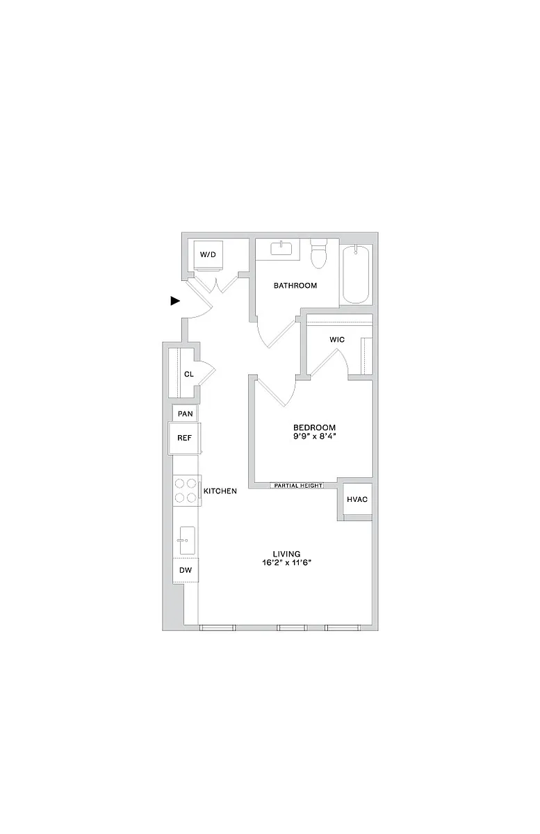 Floor plan A32 1X1