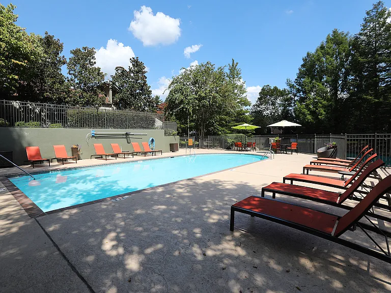 Swimming Pool at Woods of Post House Apartments in Jackson, TN