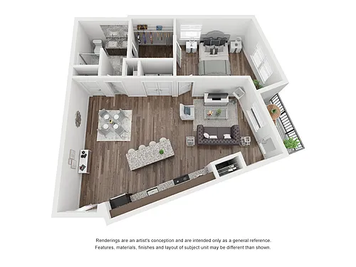 Floor plan 1J