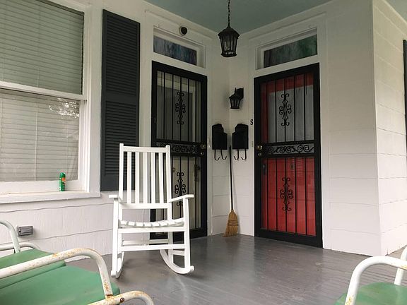 Red door to this apartment.