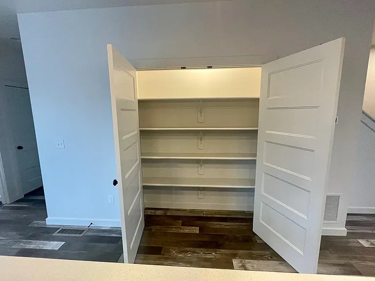 Large pantry in kitchen