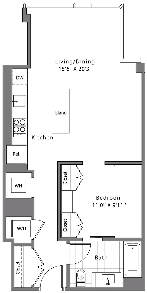 Floor plan A02PH
