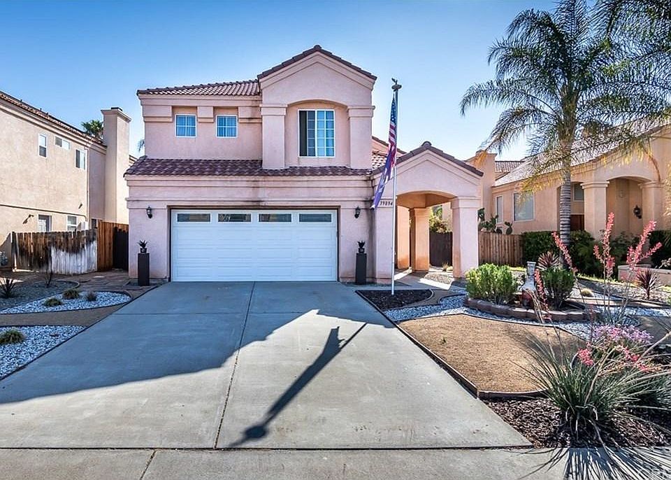 Front of the house with drought tolerant landscape