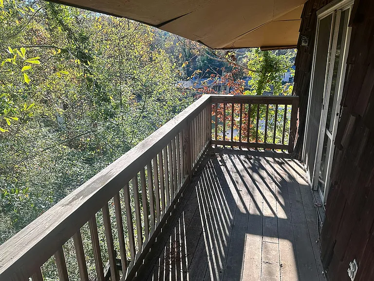 2nd floor personal deck accessible from bedroom