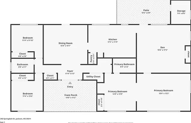4 bed, 2.0 bath, 2042 sqft, $1,795 — Photo 2